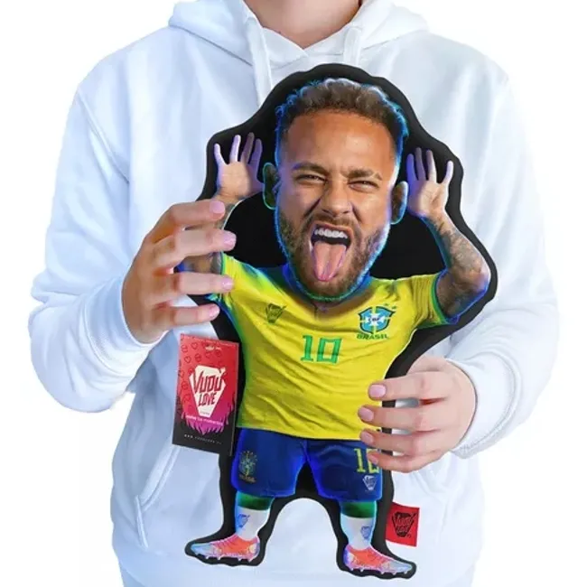 VUDU LOVE - Cojín Neymar Jr Chiquito Brasil 40cm Vudú Love