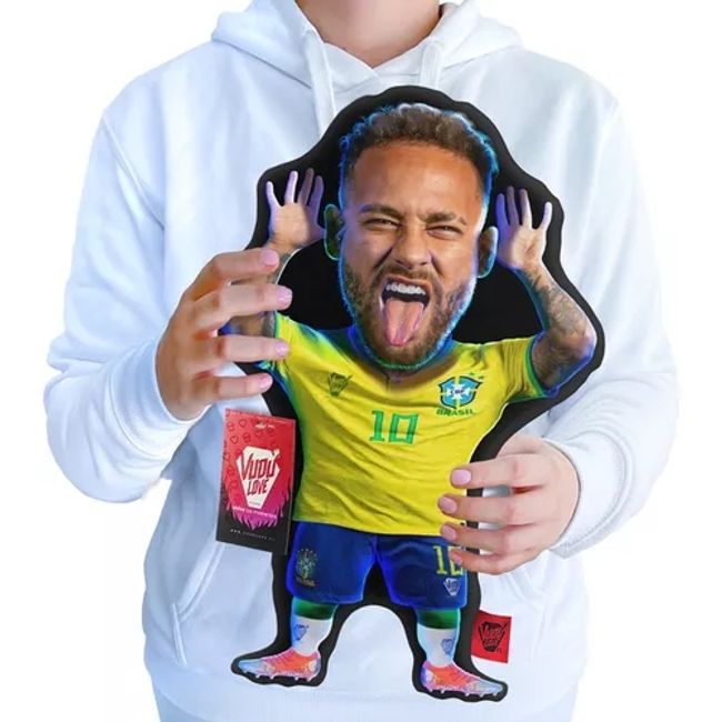 VUDU LOVE - Cojín Neymar Jr Chiquito Brasil 40cm Vudú Love