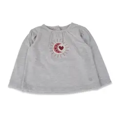 PILLIN - Polera Bebé Niña Gris claro