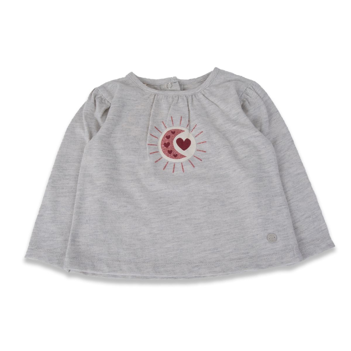 PILLIN - Polera Bebé Niña Gris claro Pillin PILLIN