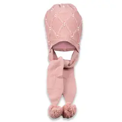 PILLIN - Gorro Bebé Niña Naranja