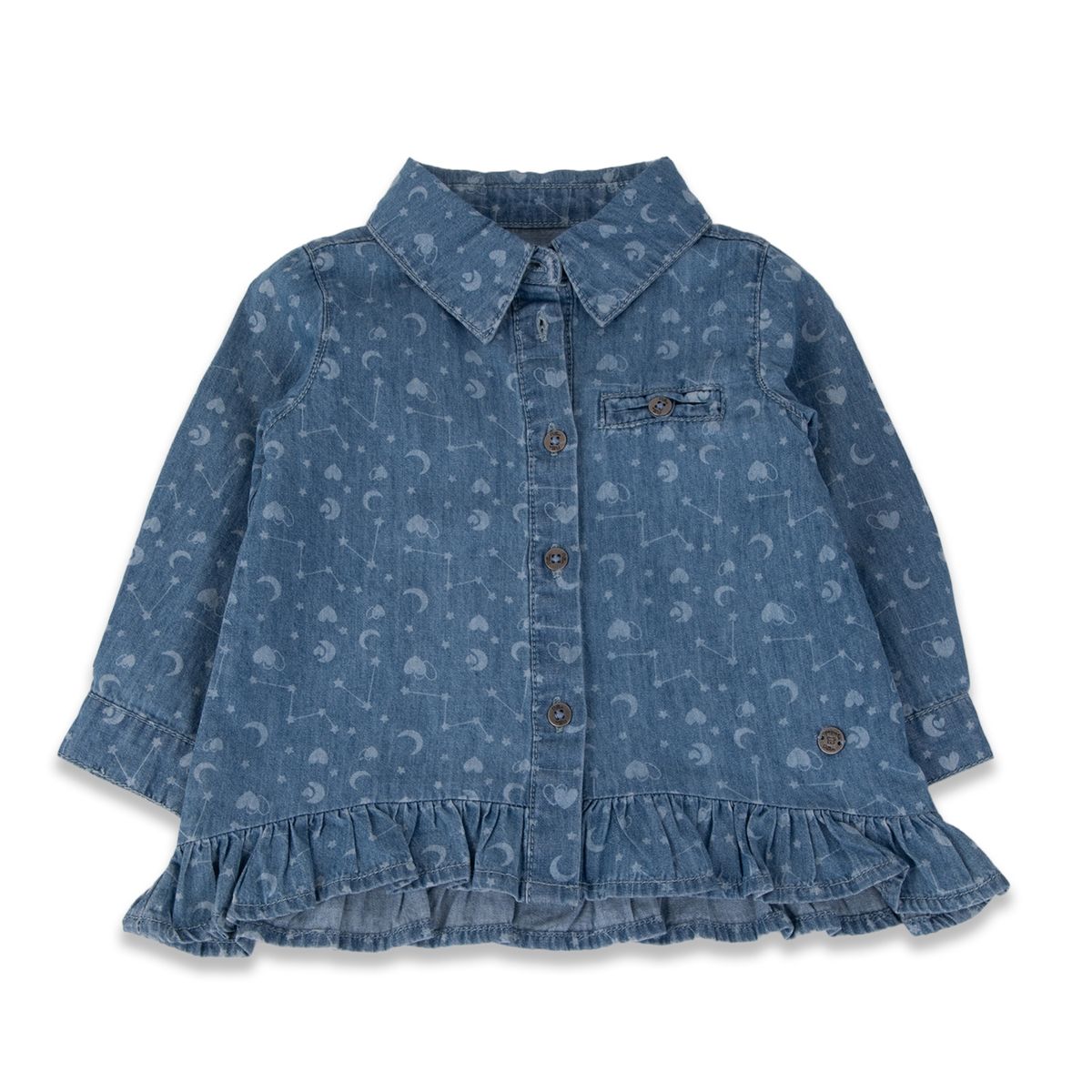 PILLIN - Blusa Bebé Niña Denim Pillin PILLIN