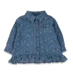 PILLIN - Blusa Bebé Niña Denim