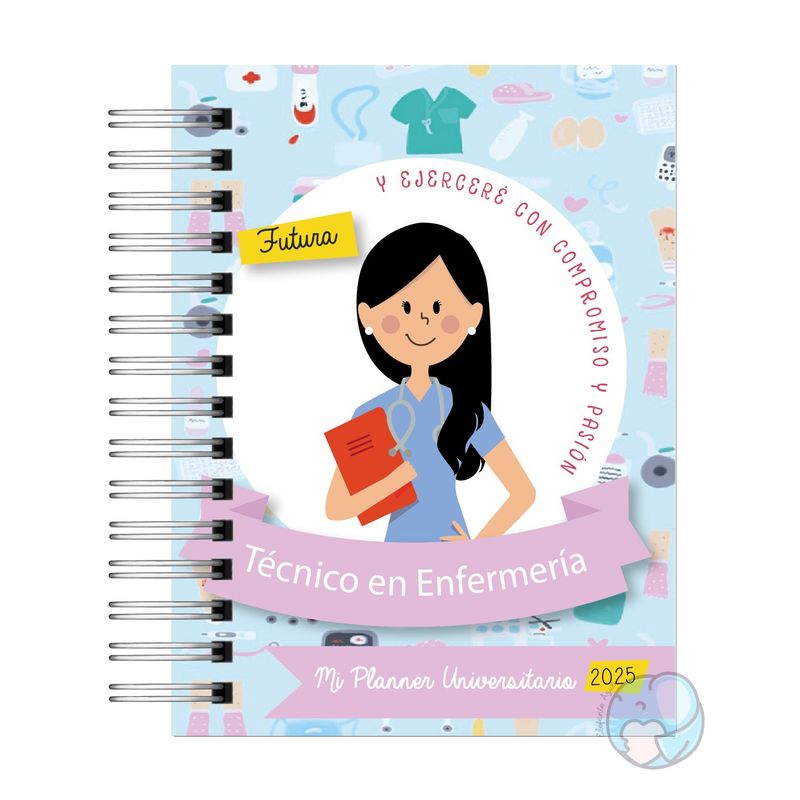 ELEFANTE AZULL - Planner Universitario tens 2025