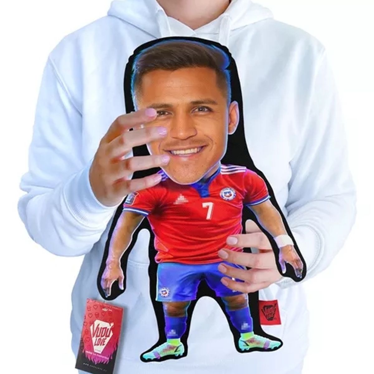 VUDU LOVE - Cojín Alexis Sánchez Chiquito 40cm Vudú Love