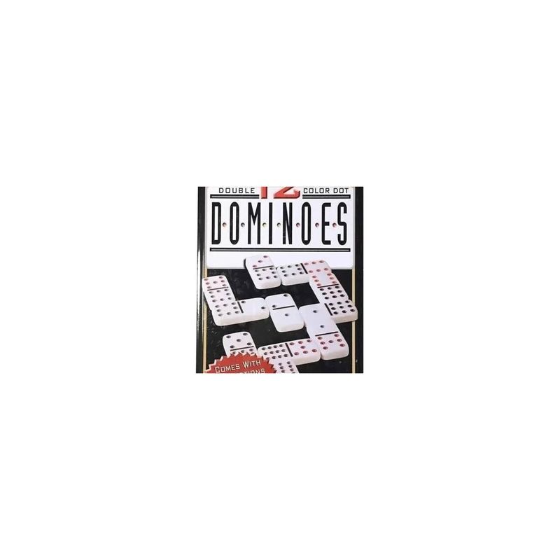 U BUY - Domino Chancho 12 Juego Dominó Caja Metálica 91 Piezas Color