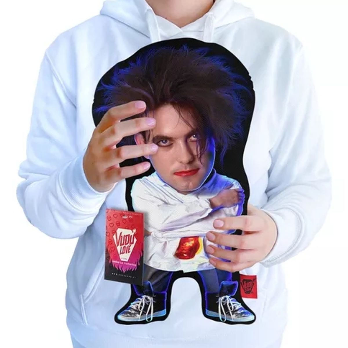 VUDU LOVE - Cojín Robert Smith The Cure Chiquito 40cm Vudú Love