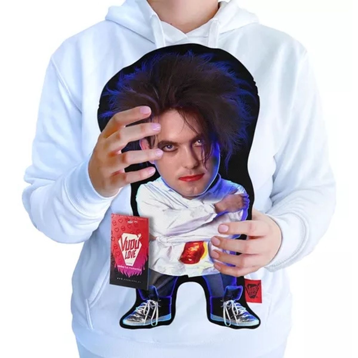 VUDU LOVE - Cojín Robert Smith The Cure Chiquito 40cm Vudú Love