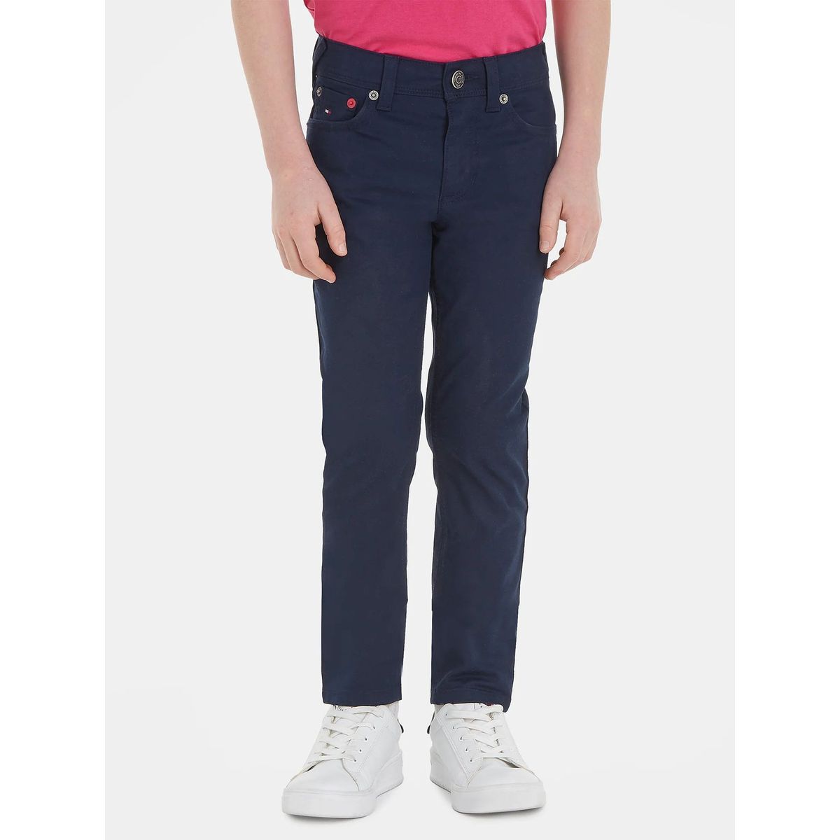 TOMMY HILFIGER - Pantalón Scanton Con Logo Azul Tommy Hilfiger