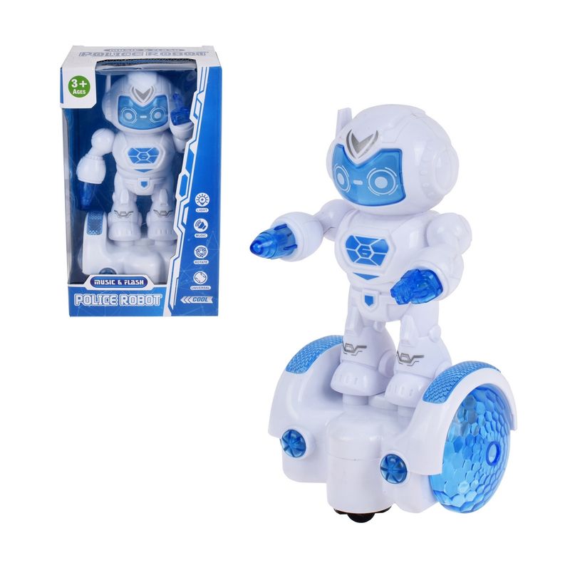 ANSALDO - Robot Con Luz Movimiento Y Sonido