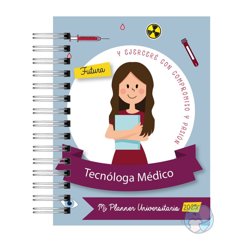 ELEFANTE AZULL - Planner Universitario Tecnologia Medica 2025