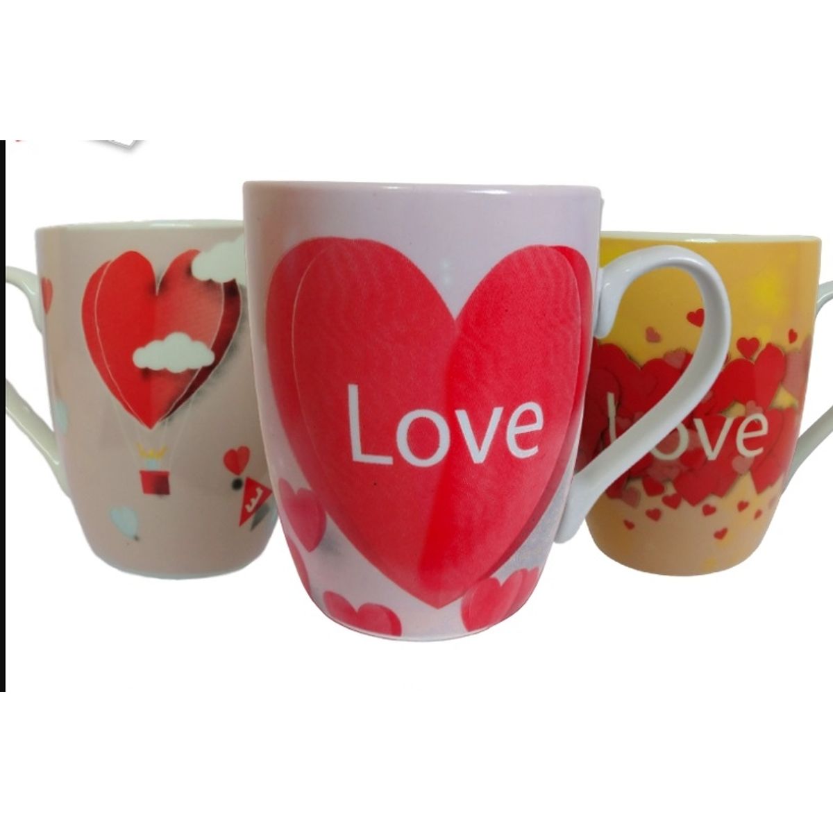 GENERICO - Taza Corazon Love 11Cm De Alto
