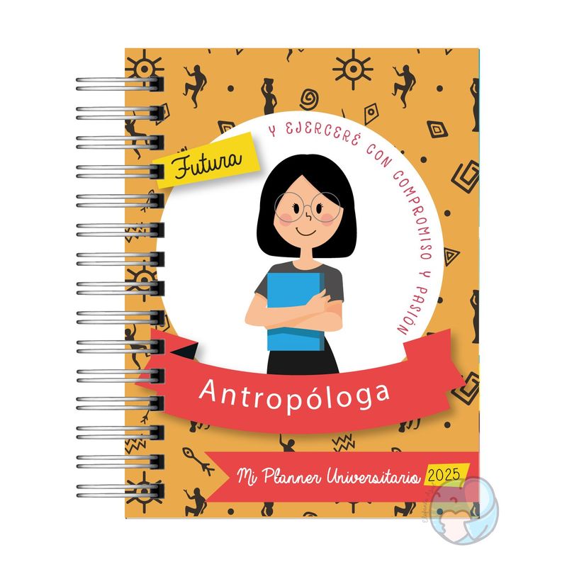 ELEFANTE AZULL - Planner Universitario Antropologa 2025