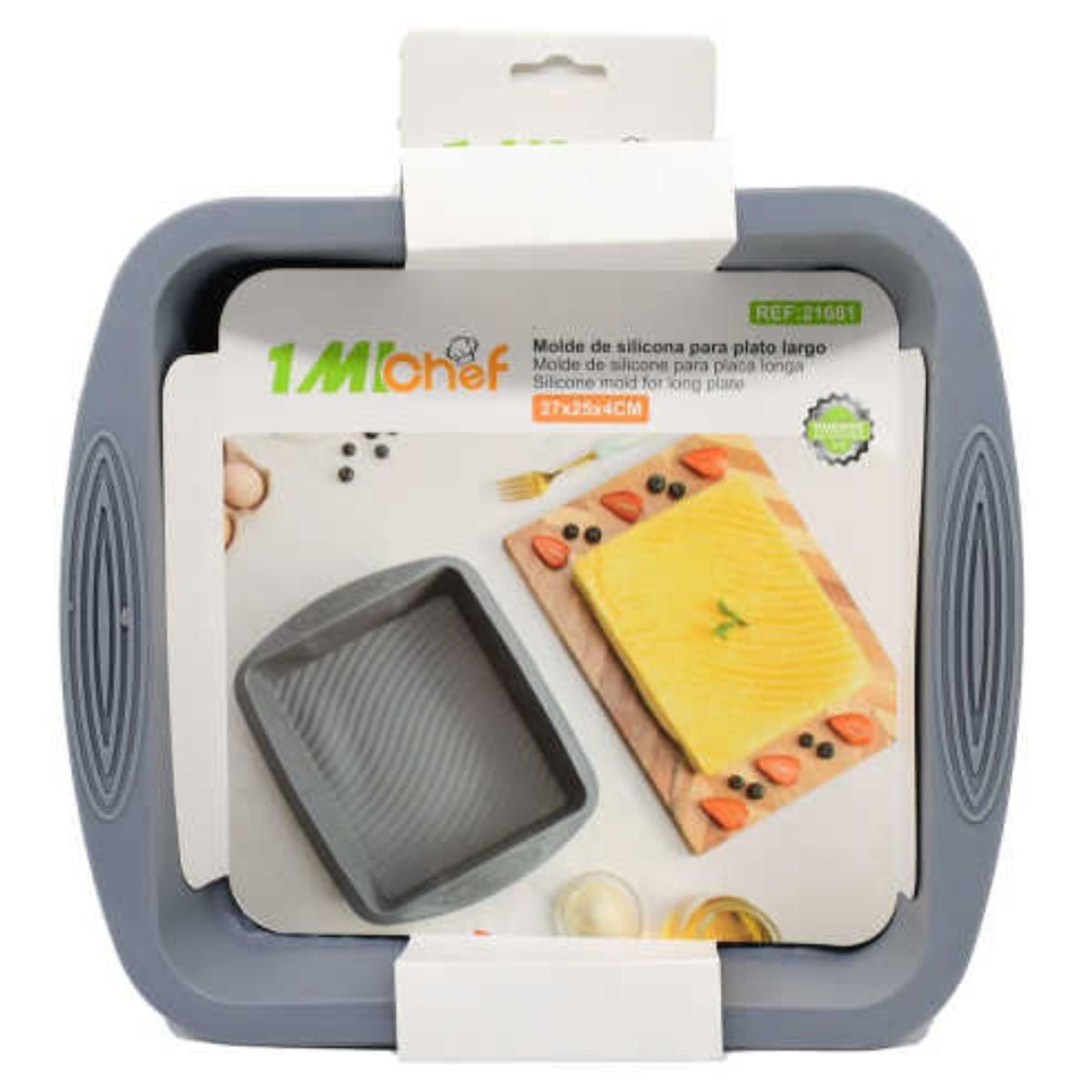 OEM - Molde De Silicona Cuadrado 27x25cm
