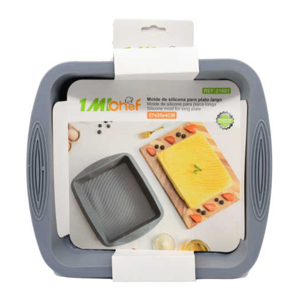 OEM - Molde De Silicona Cuadrado 27x25cm