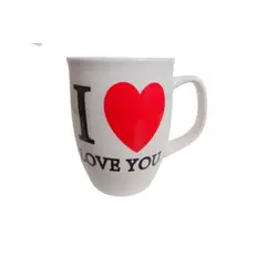 GENERICO - Taza I Love You 11Cm De Alto Ceramica