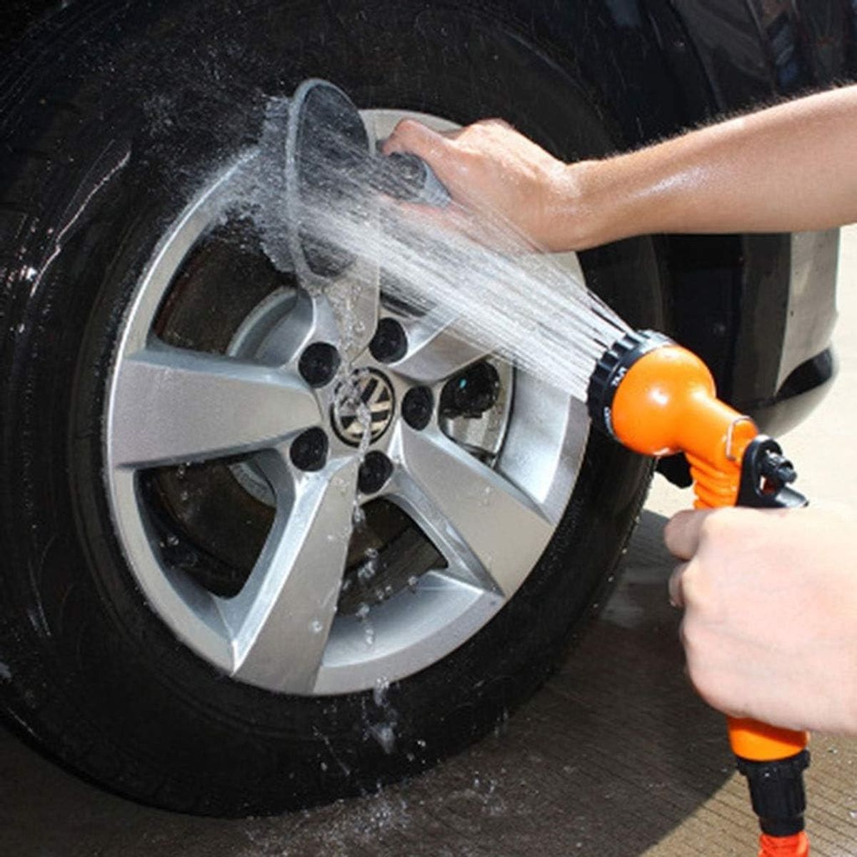 DAEWOO - Manguera Retractil Expandible 15 Mts Daewoo Daeh15 + Pistola