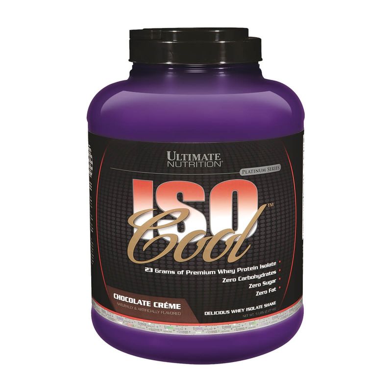ULTIMATE NUTRITION - Iso Cool, Isolate Protein (5 Lb) - Original - CHOCOLATE