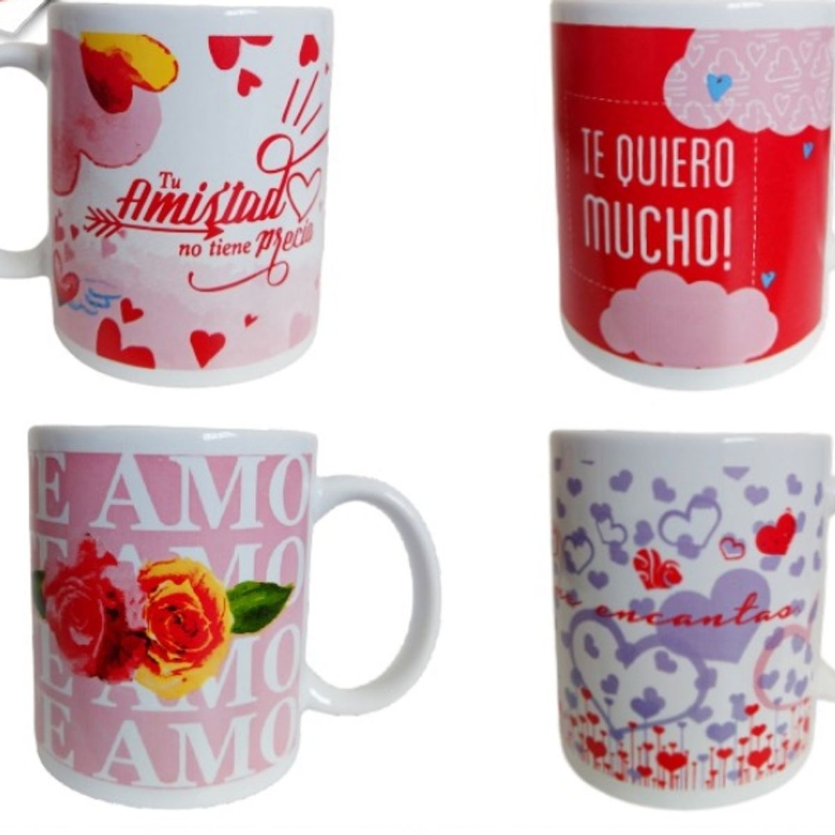 GENERICO - Taza Ceramica Diseños Surtidos - 10Cm De Alto