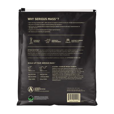 Imagen 2 del producto Serious Mass, Ganador de peso (12 Lb) - Original - CHOCOLATE