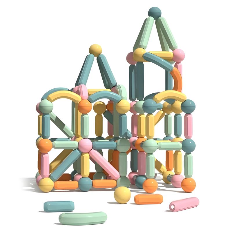ONSHINE - BLOQUES MAGNÉTICOS 3D PARA CONSTRUCCIÓN 143 PIEZAS