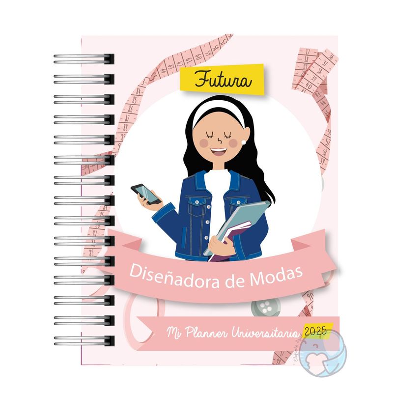 ELEFANTE AZULL - Planner Universitario Diseño de modas 2025