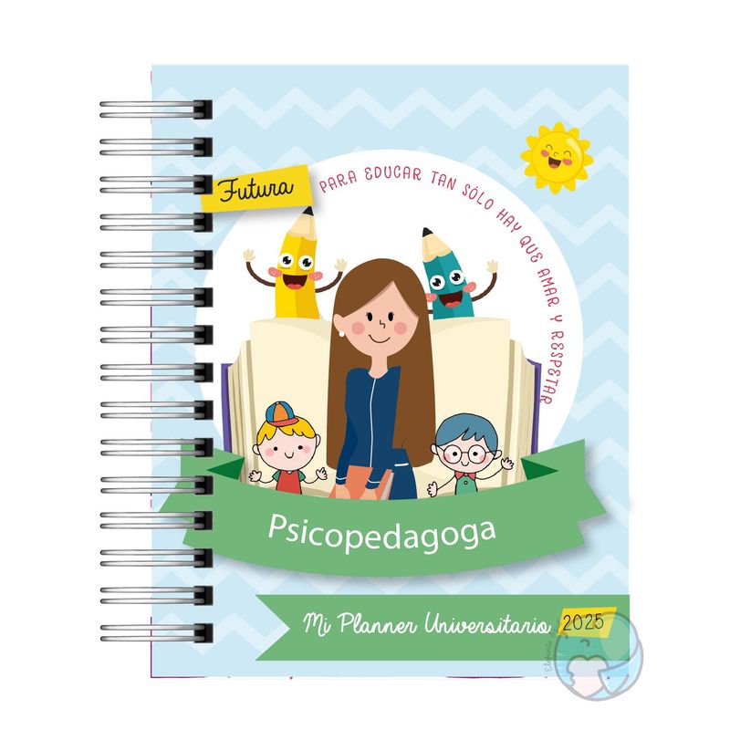 ELEFANTE AZULL - Planner Universitario Psicopedagogia 2025