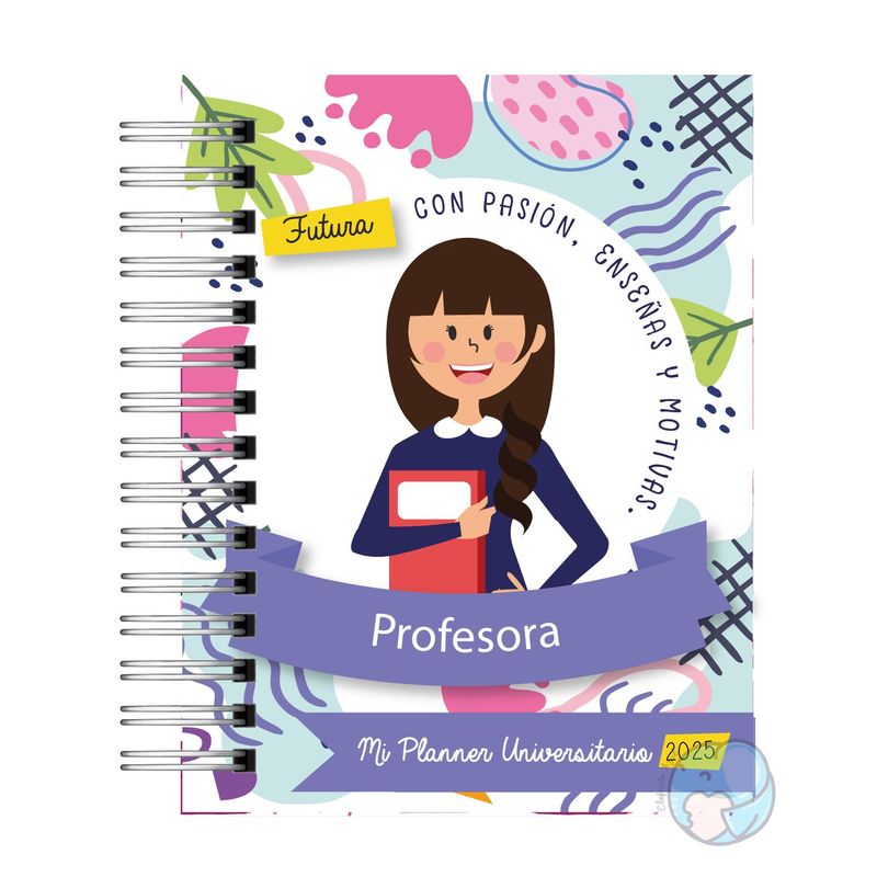 ELEFANTE AZULL - Planner Universitario Profesora 2025