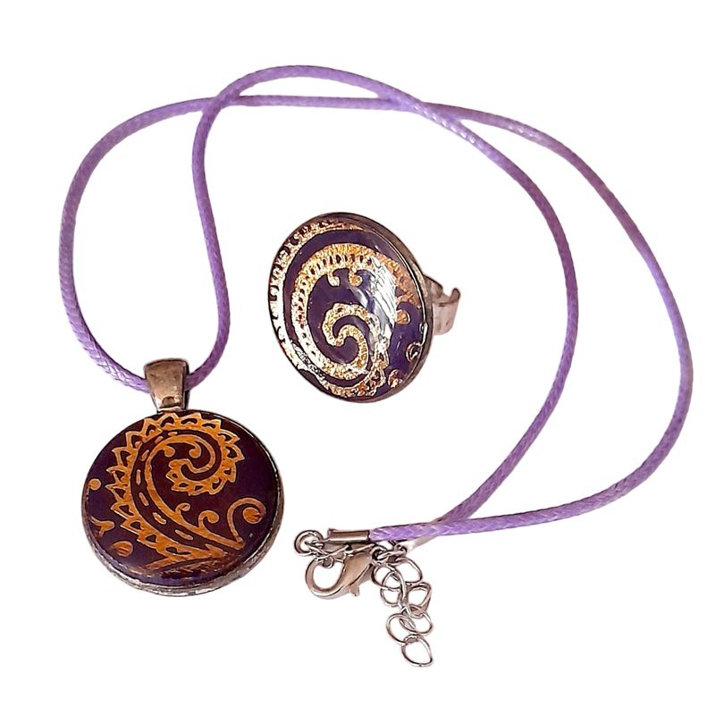 CATHALIFAUDJOYAS - Conjunto diseño resina cathalifaudjoyas