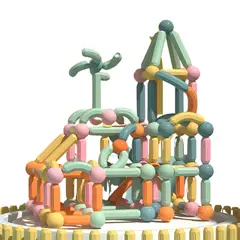 ONSHINE - BLOQUES MAGNÉTICOS 3D PARA CONSTRUCCIÓN 176 PIEZAS