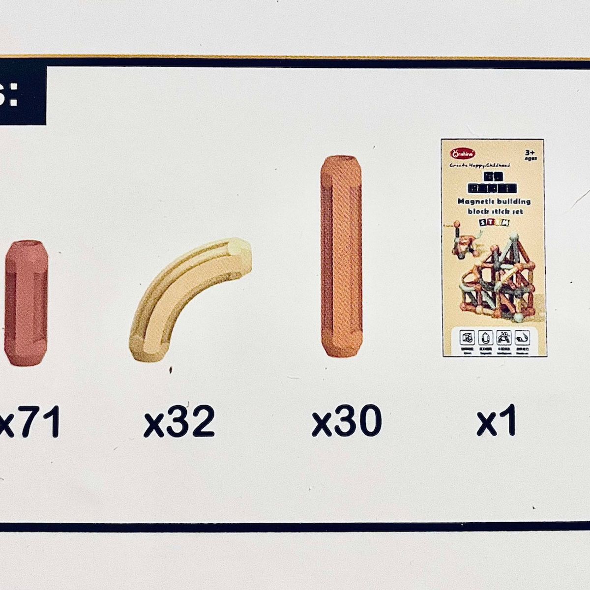 ONSHINE - BLOQUES MAGNÉTICOS 3D PARA CONSTRUCCIÓN 176 PIEZAS