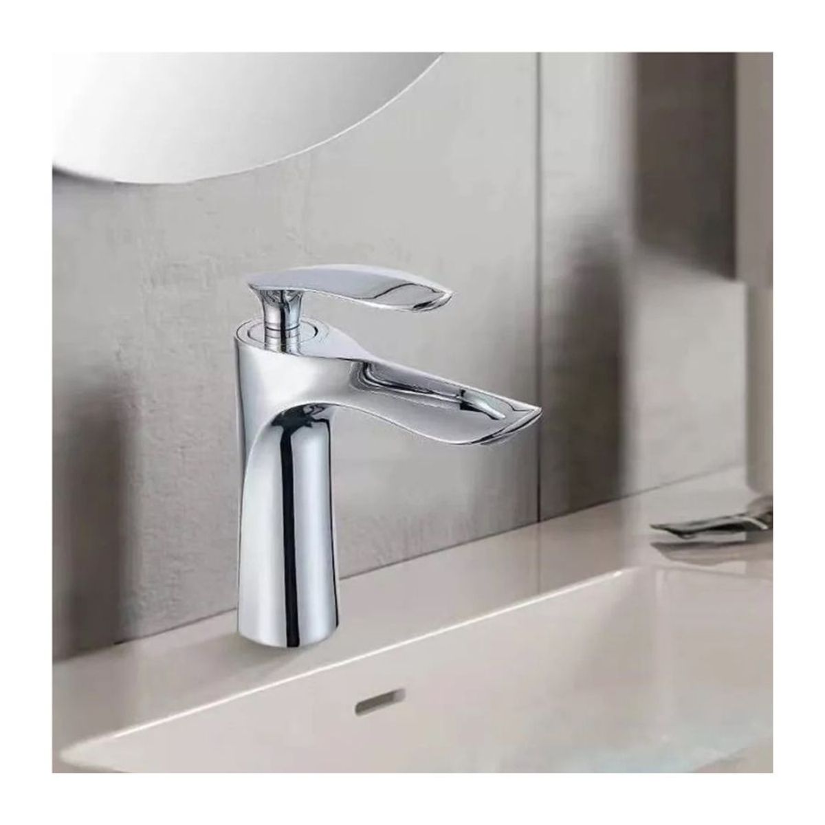 GENERICO - Grifo Monomando Para Baño Lavabo Mezclador Griferia