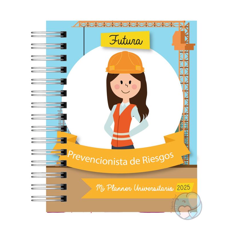 ELEFANTE AZULL - Planner Universitario Prevención de Riesgos 2025