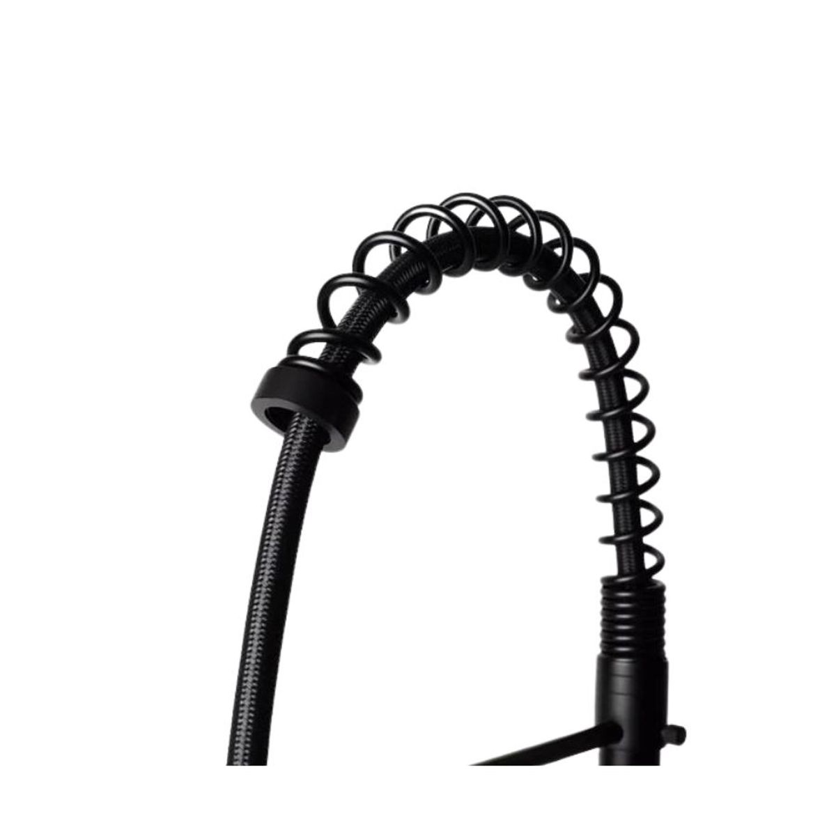 GENERICO - Grifo Mezclador Llave Extraíble Dual Giratorio 2 Boquillas Negro