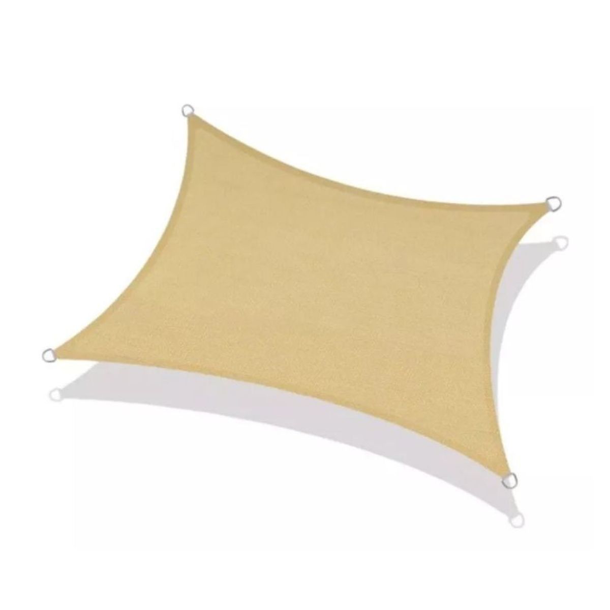 GENERICO - Lona Sombreadora Toldo Vela Cuadrada 6x6