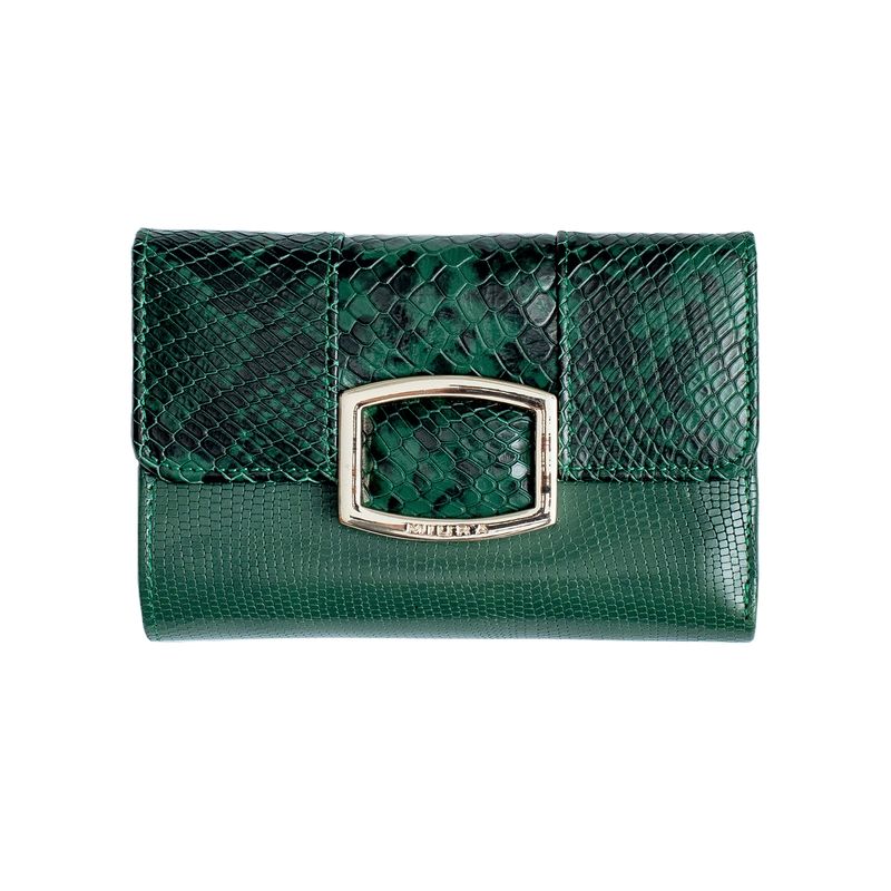 MIURA - Billetera Mujer Miura Mod Alina Cuero Natural con protección RFID
