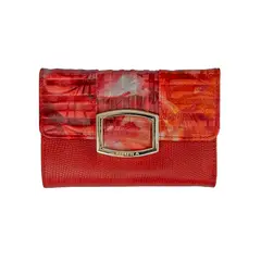 MIURA - Billetera Mujer Mod Alina Cuero Natural con protección RFID