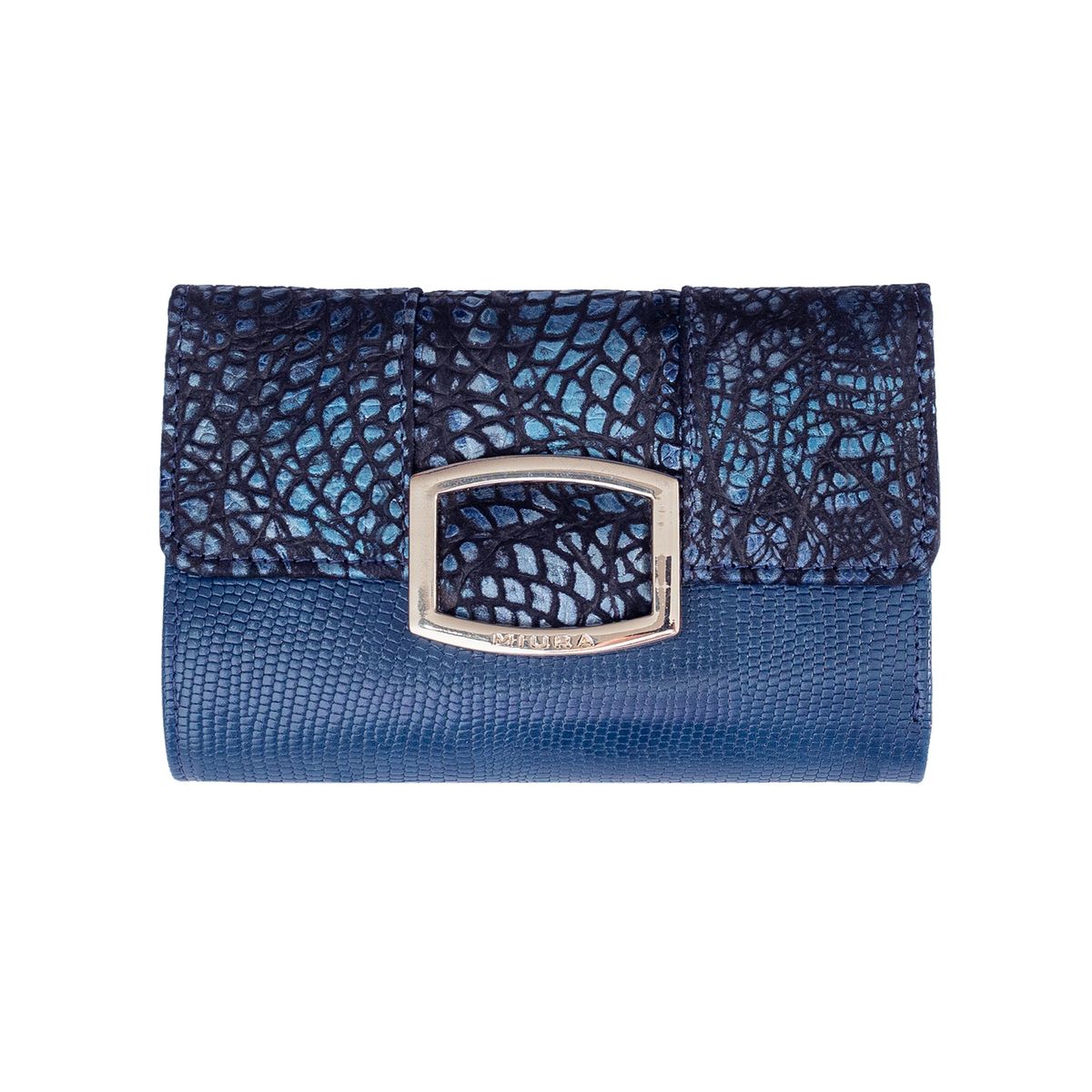 MIURA - Billetera Mujer Miura Mod Alina Cuero Natural con protección RFID