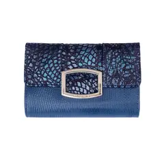 MIURA - Billetera Mujer Mod Alina Cuero Natural con protección RFID