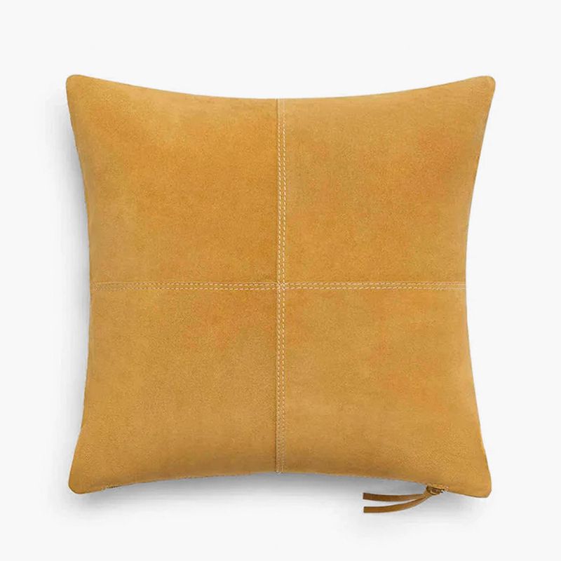 CALMA HOUSE - Funda Cojin Hamza 60x60 Mostaza Calma House