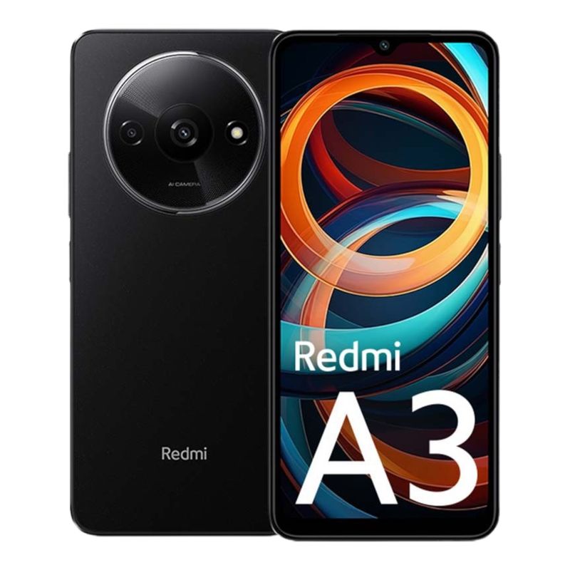 XIAOMI - Xiaomi Redmi A3 Dual Sim 64 Gb Midnight Black 3 Gb Ram