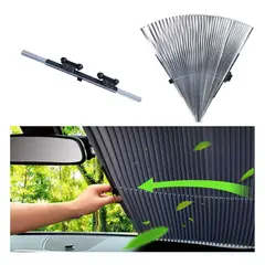 GENERICO - Cortina Plegable de 46 cm para Auto con Protección Solar