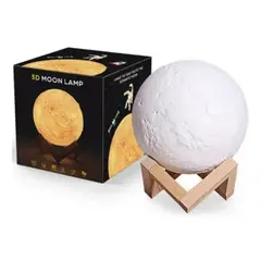 GENERICO - Lámpara Luna Lampara Velador Para Escritorio Lampara 3d