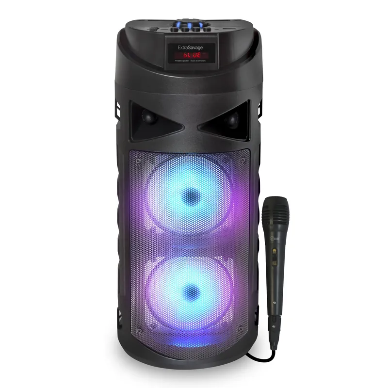 MLAB - Parlante Karaoke Rgb Extra Savage 2000w + Micrófono - 8902 Nexstore