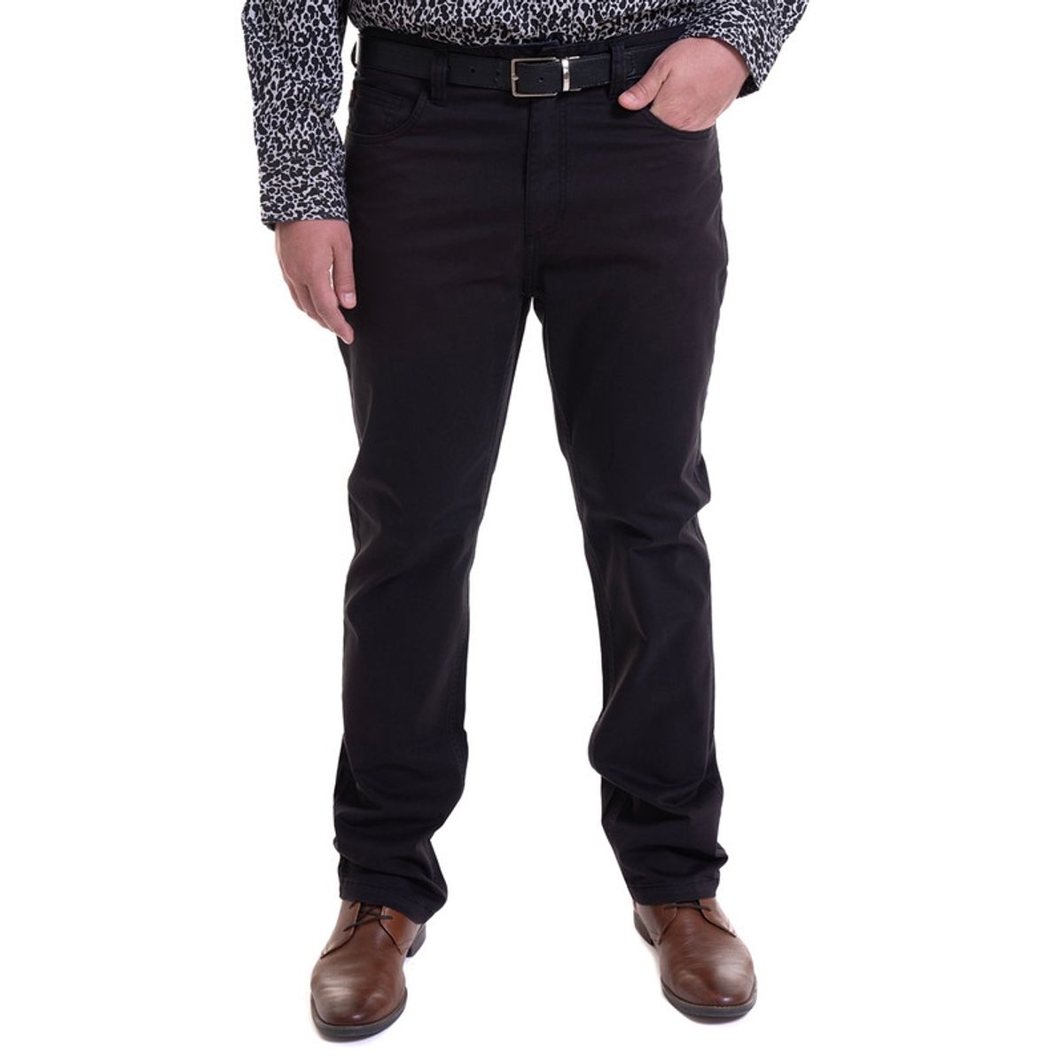 TRUVAL - Pantalon 5 Bolsillos Spandex Vino TRUVAL