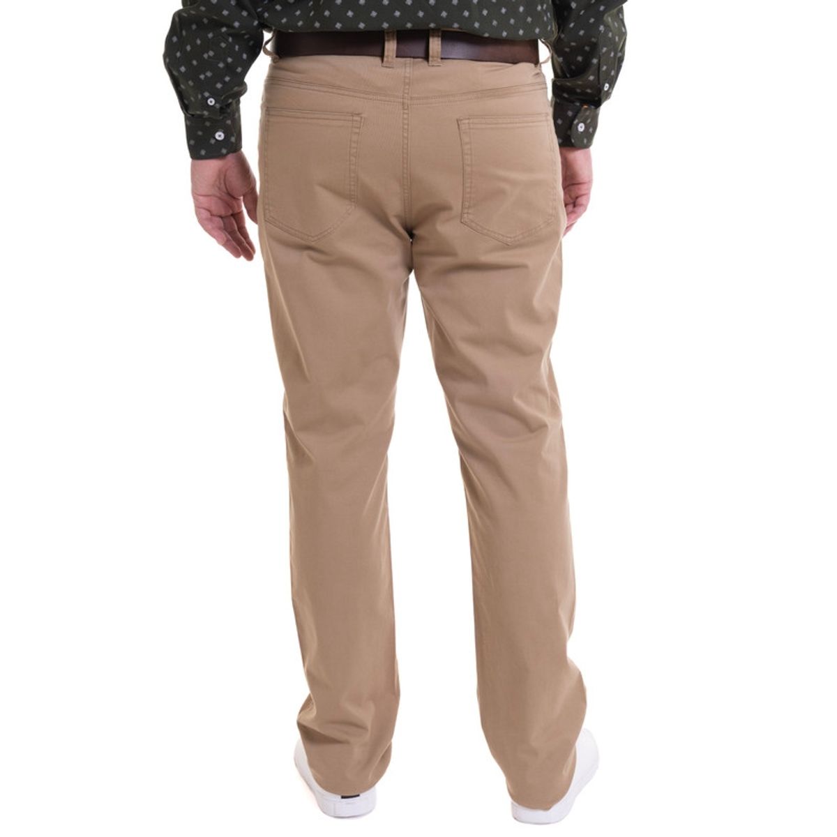 TRUVAL - Pantalon 5 Bolsillos Spandex Khaki TRUVAL