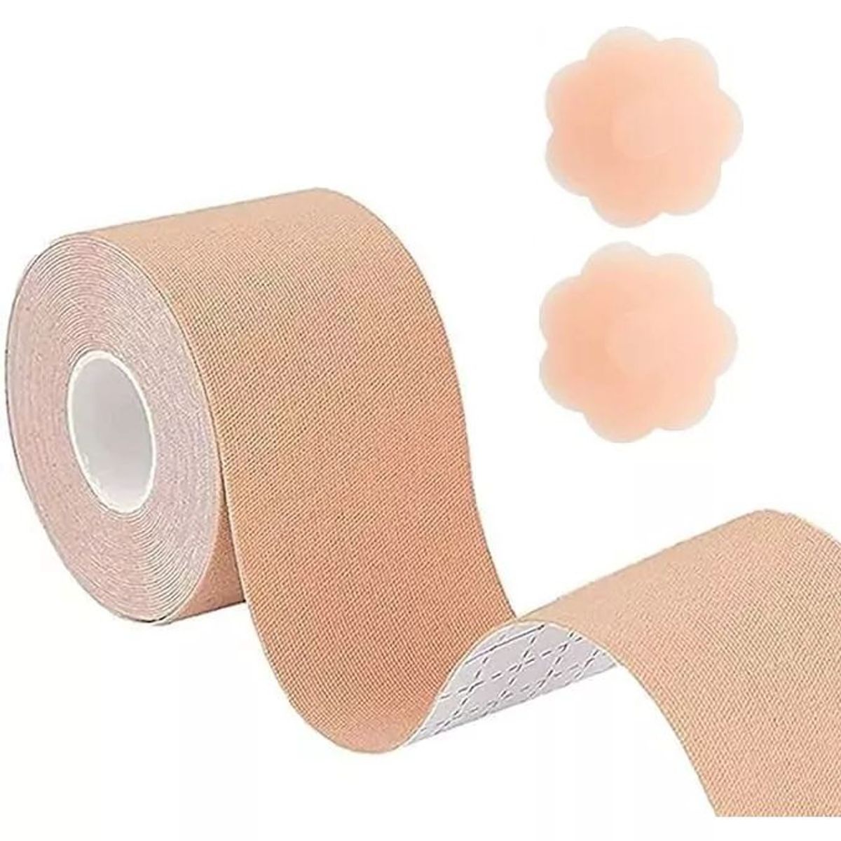 KUANGYE - Cinta Levanta Pecho 10cm + Cubre Pezones De Silicona
