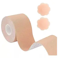 KUANGYE - Cinta Levanta Pecho 10cm + Cubre Pezones De Silicona