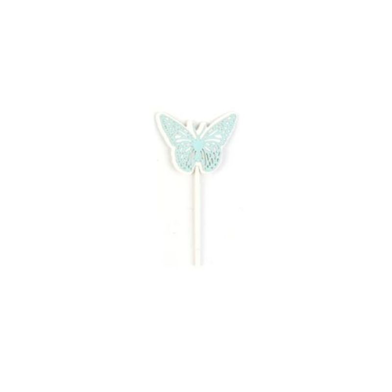 GENERICO - Topper De Mariposa 12x6cm 6pcs