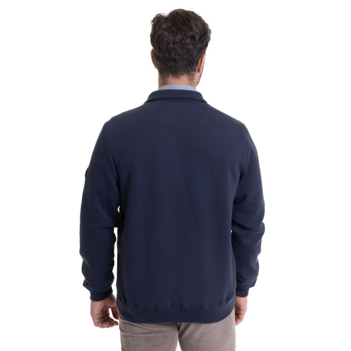 MCGREGOR - Poleron Frente Acolchado Hombre Casual Azul Marino MCGREGOR